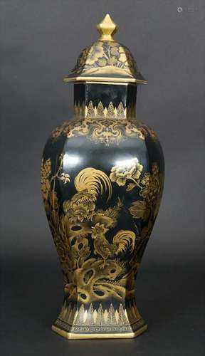 Deckelvase / A lidded vase, Edmé Samson, Paris, um 1900