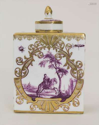 Teedose / A tea caddy, Meissen, um 1735 Material: