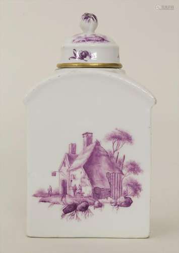 Teedose / A tea caddy, Meissen, um 1740 Material: