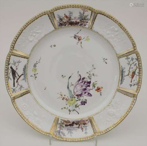 Teller / A plate, Frankenthal, um 1759-60 Material: