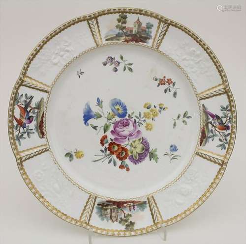 Teller / A plate, Frankenthal, um 1780 Material: