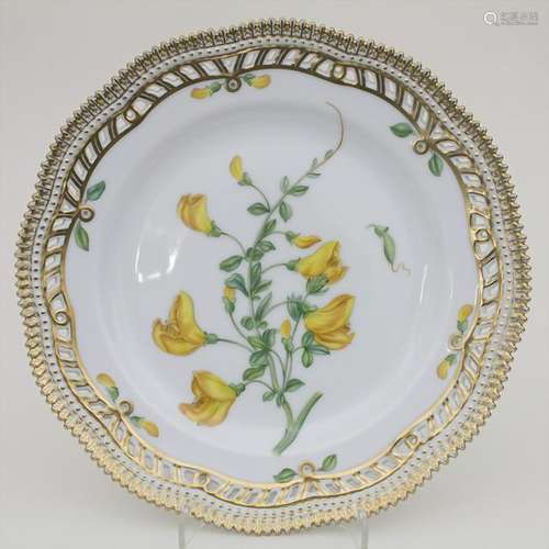 Flacher Teller mit Besenginster / A small plate with