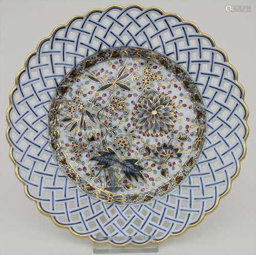 Korb-Teller / A plate, Meissen, um 1763-1772 Material: