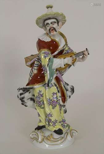 Malabar mit Mandoline / A figure of a Malabar with a