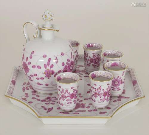 Schnapsset / A liquer set, Meissen, 20. Jh. Material: