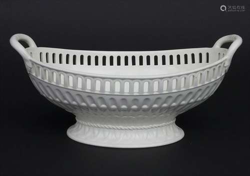 Creamware Fußschale / A creamware / pearlware / faience