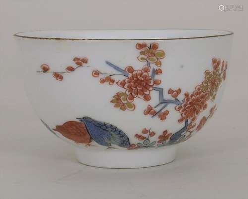 Koppchen mit Wachteldekor / A cup with 'quail pattern',