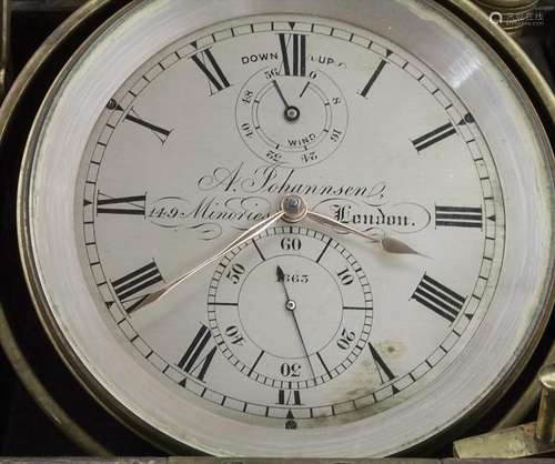 A. Johannsen, Marine Chronometer Nr. 1663, London, um