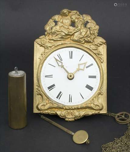 Miniatur Comtoise / A small wall clock, Frankreich, 19.