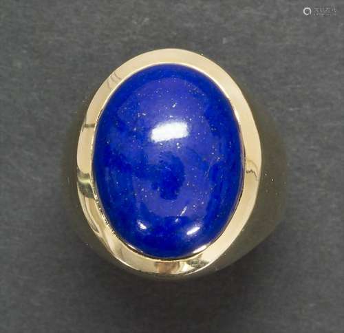 Herrenring mit Lapislazuli / A men's ring with lapis