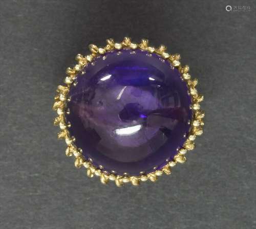 Damenring mit Amethyst Cabochon / A ladies ring with