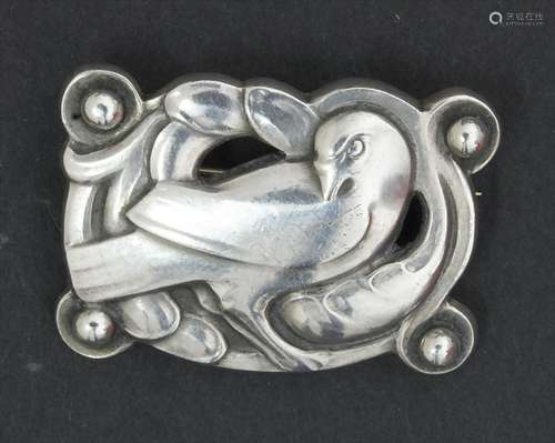 Jugendstil Brosche / An Art Nouveau brooch 'dove pin',