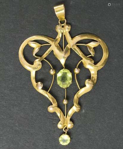 Jugendstil Anhänger / An Art Nouveau pendant, England,