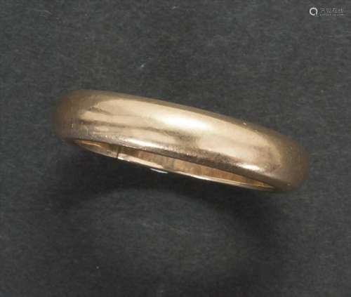 Ehering / A wedding ring Material: Gelbgold Au 333/000