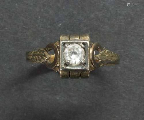 Damenring / A ladies ring, um 1870 Material: Gelbgold