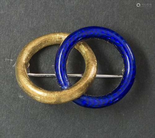 Brosche mit zwei Ringen / A brooche with two rings