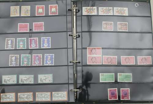 Briefmarkensammlung / A stamp collection, BRD