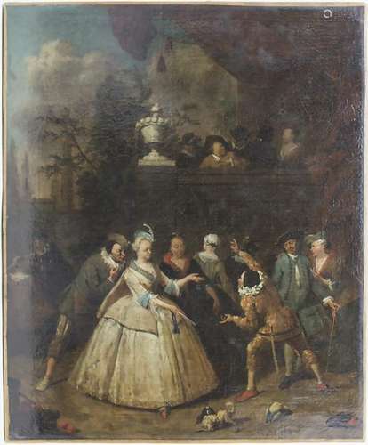 Jean Baptist Lambrechts (1680-c. 1731), 'Höfische