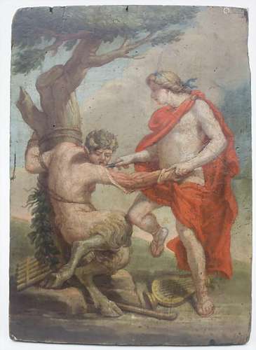 Künstler des 18. Jh., 'Apollon häutet den Satyr