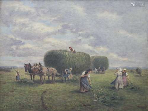 Karl Schünzel (1875-1941), 'Heuernte' / 'Hay harvest'