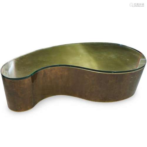 Karl Springer Free Form Coffee Table