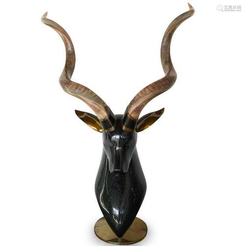 Roberto Estevez For Karl Springer Stag Sculpture