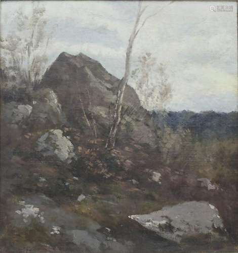 Künstler des 19./20. Jh., 'Felsenlandschaft' / 'A rocky