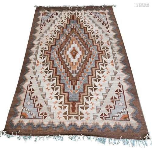 Native American Southwest Woven Wool Rug