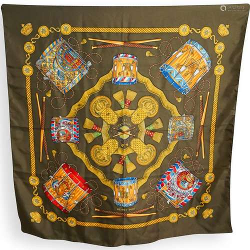 Hermes Silk Scarf