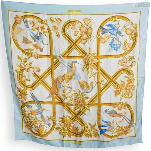 Hermes Silk Scarf