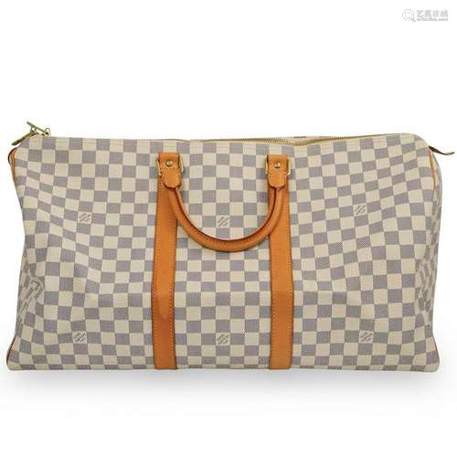 Louis Vuitton Damier Azur Keepall 50