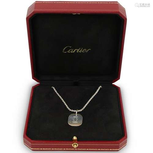 Cartier Sterling Pendant Necklace