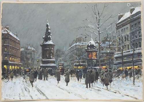 Eugène Galien-Laloue (1854-1941), 'Paris: Place de la