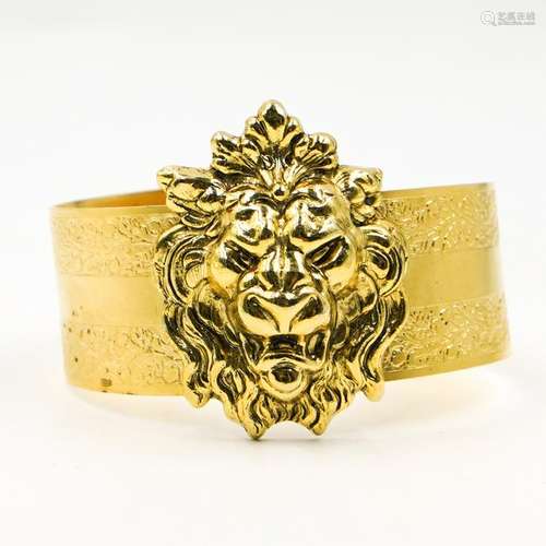 Lion Head Cuff Bracelet