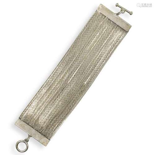 Sterling Silver Toggle Bracelet