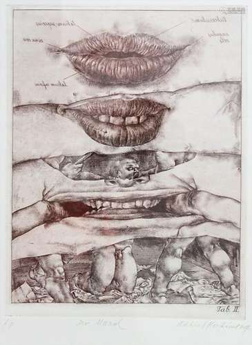 Oldrich Kulhanek (1940-2013), 'Der Mund' / 'The mouth'