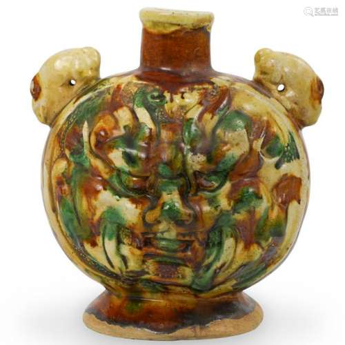 Chinese Sancai Ceramic Vase