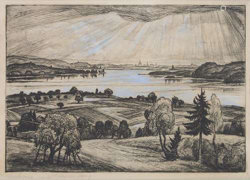 Walter Waentig (1881-1962), 'Untersee mit Konstanz' /