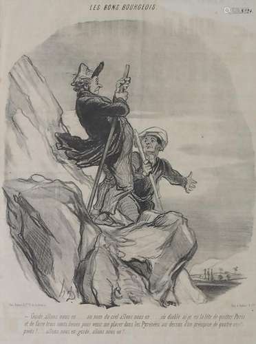 Honoré Daumier (1808-1879), 'Les Bons Bourgeois'