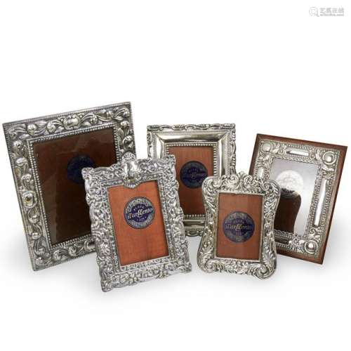 (5 Pc) Sterling SIlver Frames