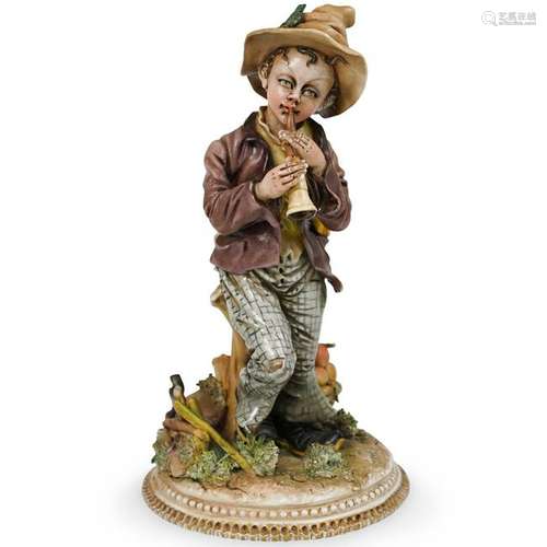 Capodimonte Porcelain Musician Figurine