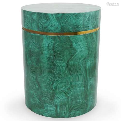 Lacquered Garden Stool