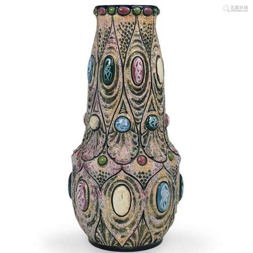 Czech Amphora Porcelain Vase