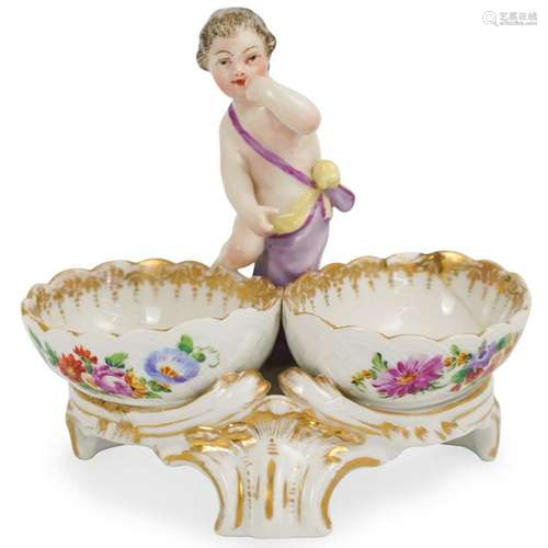 KPM Porcelain Salt Cellar