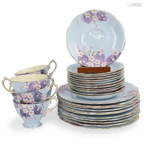 (28 Pc) Royal Albert Porcelain Demitasse Sets