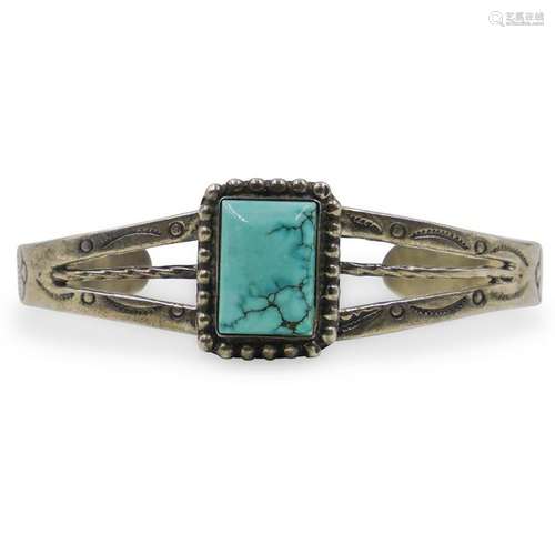 Navajo Wilbert Benally Sterling Cuff