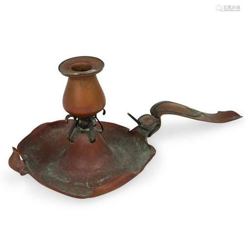 Gorham Athenic Copper Candlestick