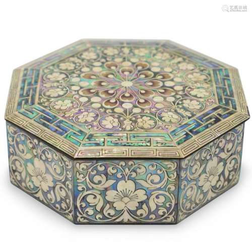Mother of Pearl Inlay Jewelry Box