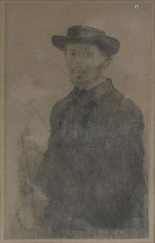 Edgar Degas (1834-1917), 'Autoportrait' Technik: