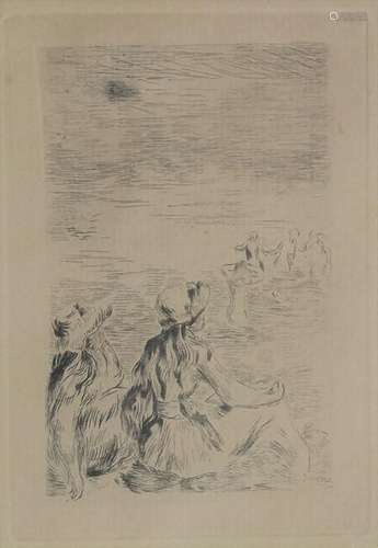 Pierre-Auguste Renoir (1841-1919), 'Sur la plage à